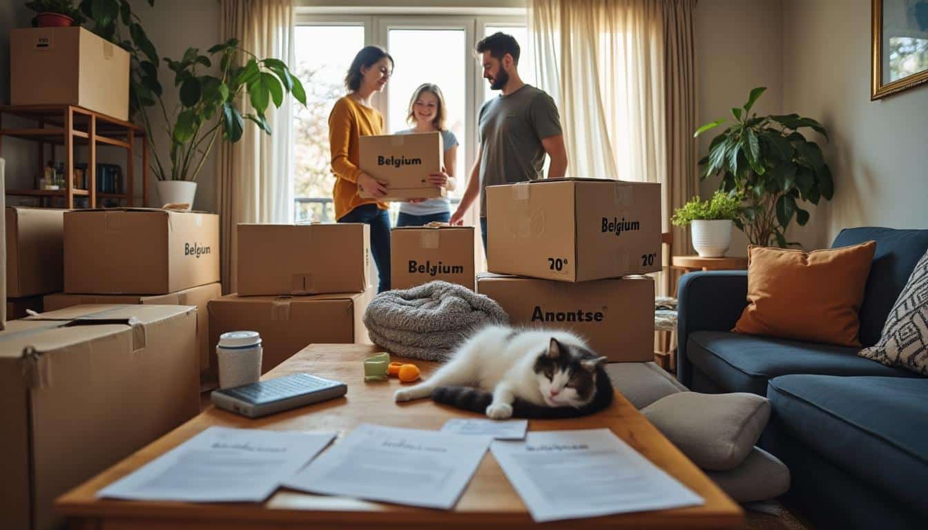 Illustration: Bien préparer son déménagement vers la Belgique : choisir la bonne formule et organiser le transport