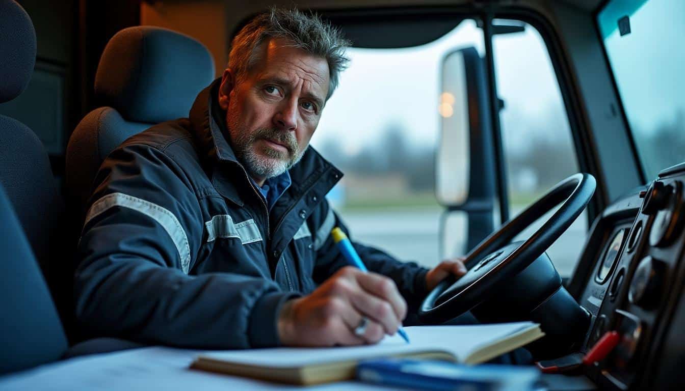 Illustration: Comprendre la lettre de démission dans le secteur du transport routier