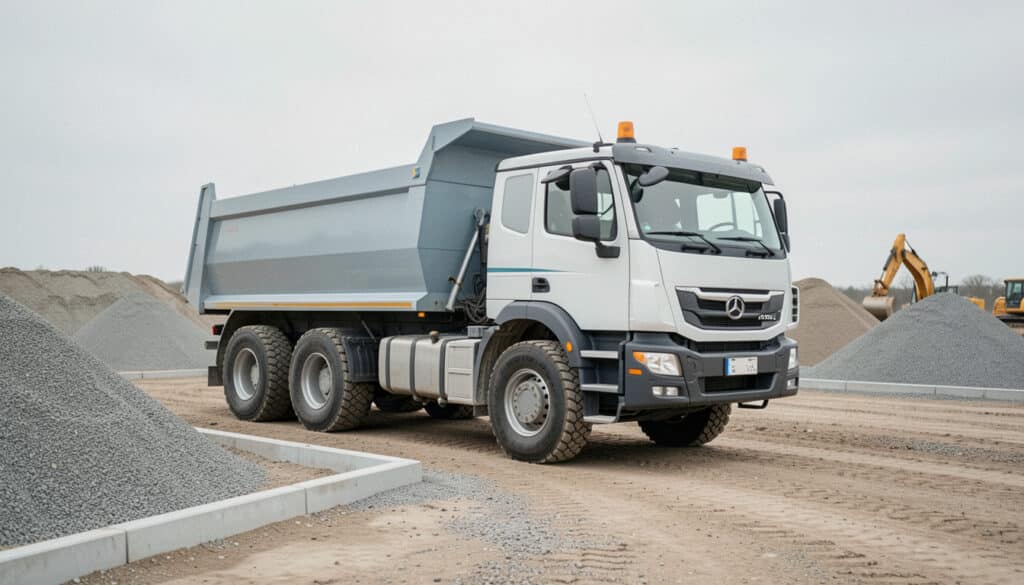Camion 8x4 de chantier : capacité, dimensions et choix