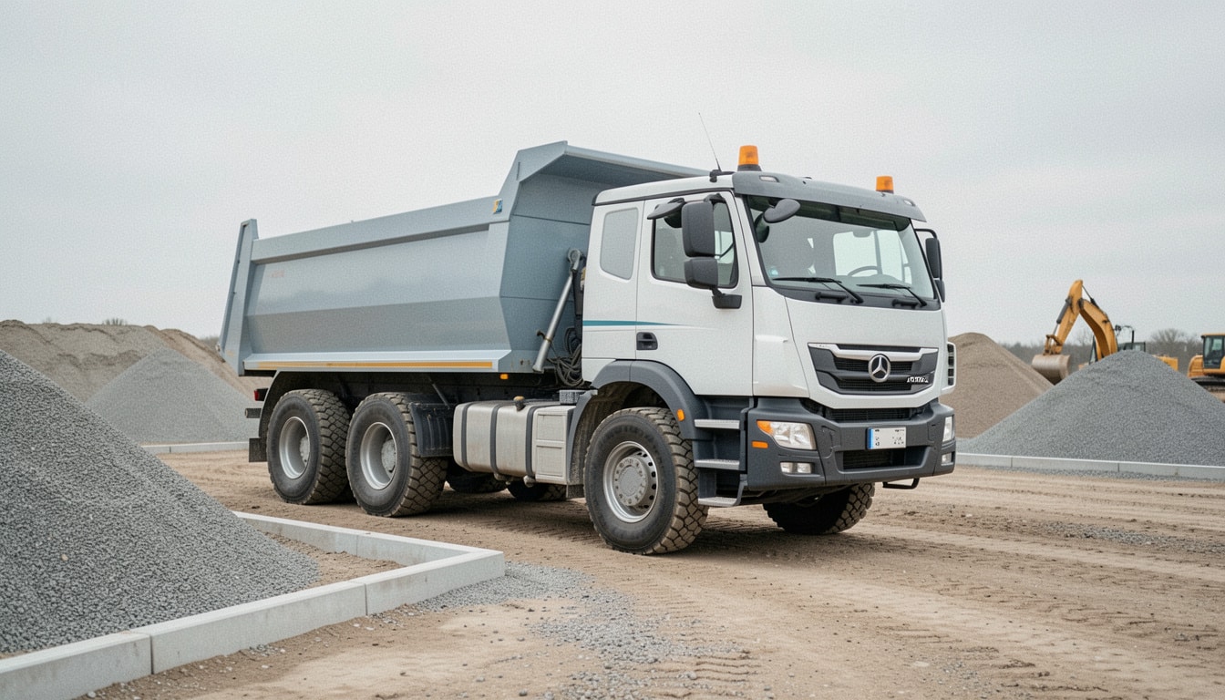 Camion 8x4 de chantier : capacité, dimensions et choix