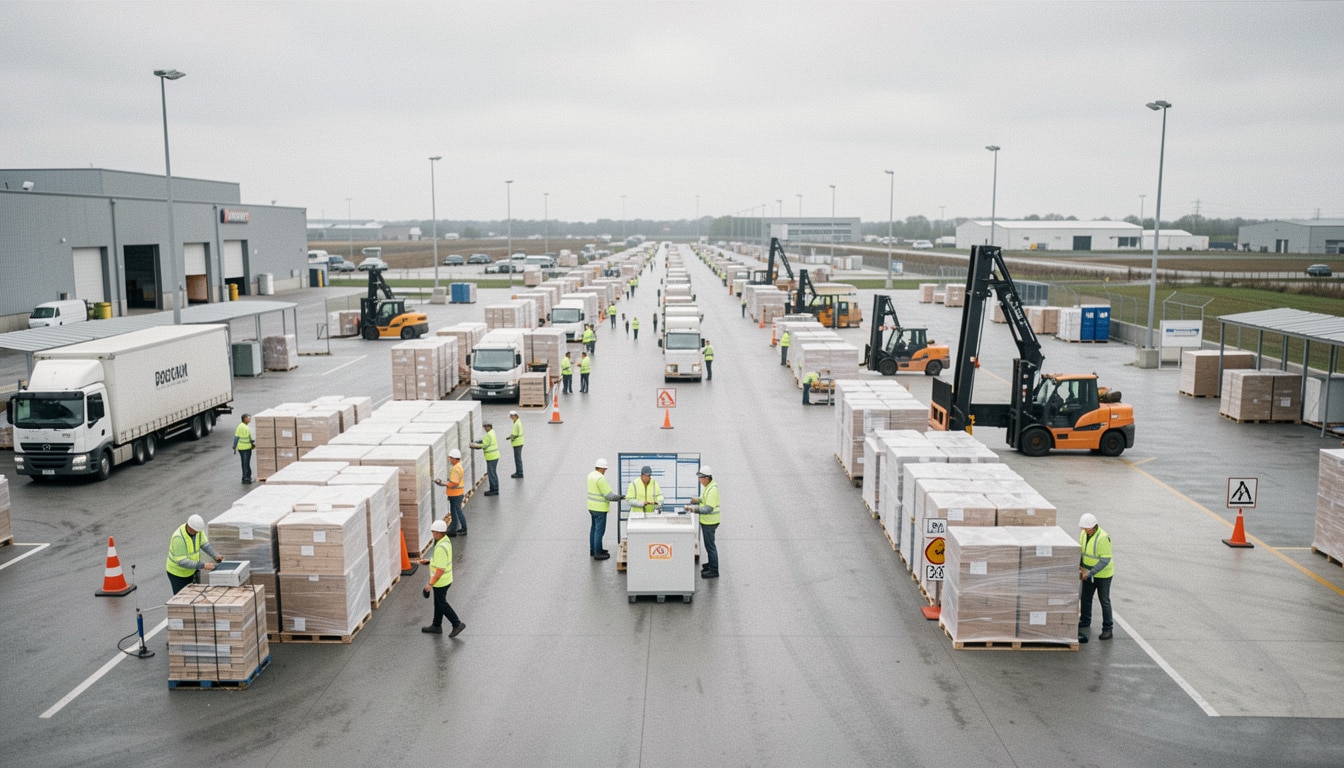 Logistique sur site : organiser les flux sans rupture