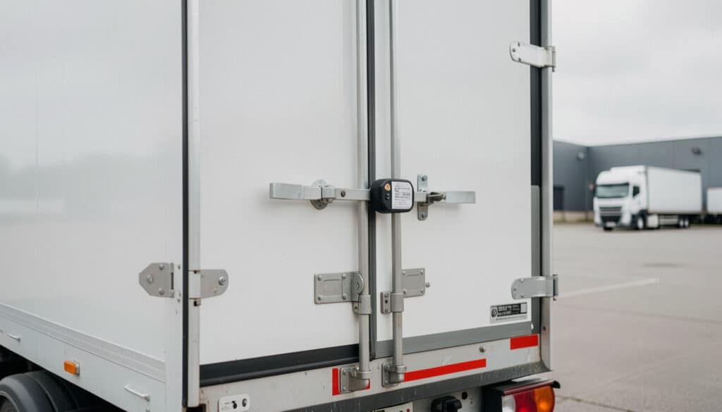 Scellé de sécurité pour camion et fermeture fiable