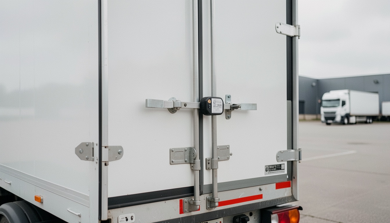 Scellé de sécurité pour camion et fermeture fiable