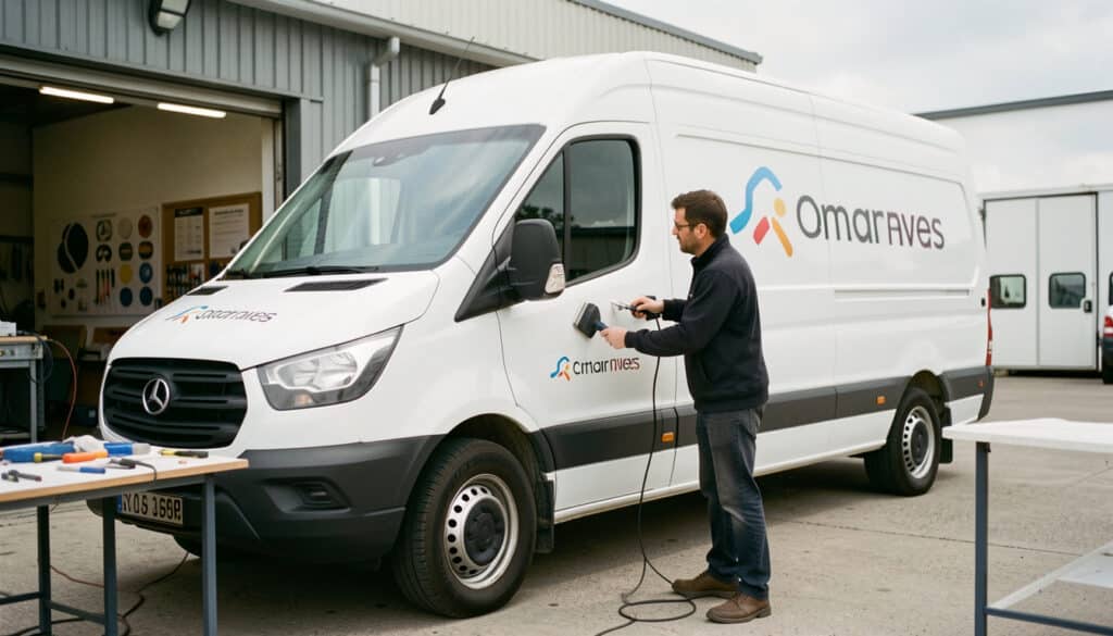 Flocage de camion d’entreprise : prix, formats et choix