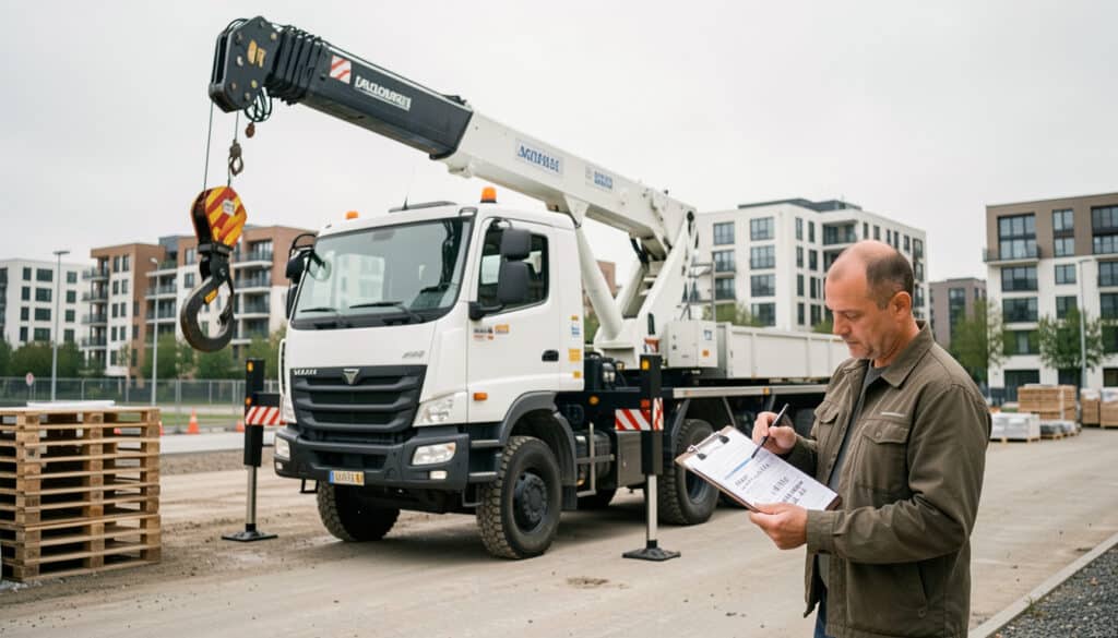 Tarif de location d’un camion-grue : comment l’estimer
