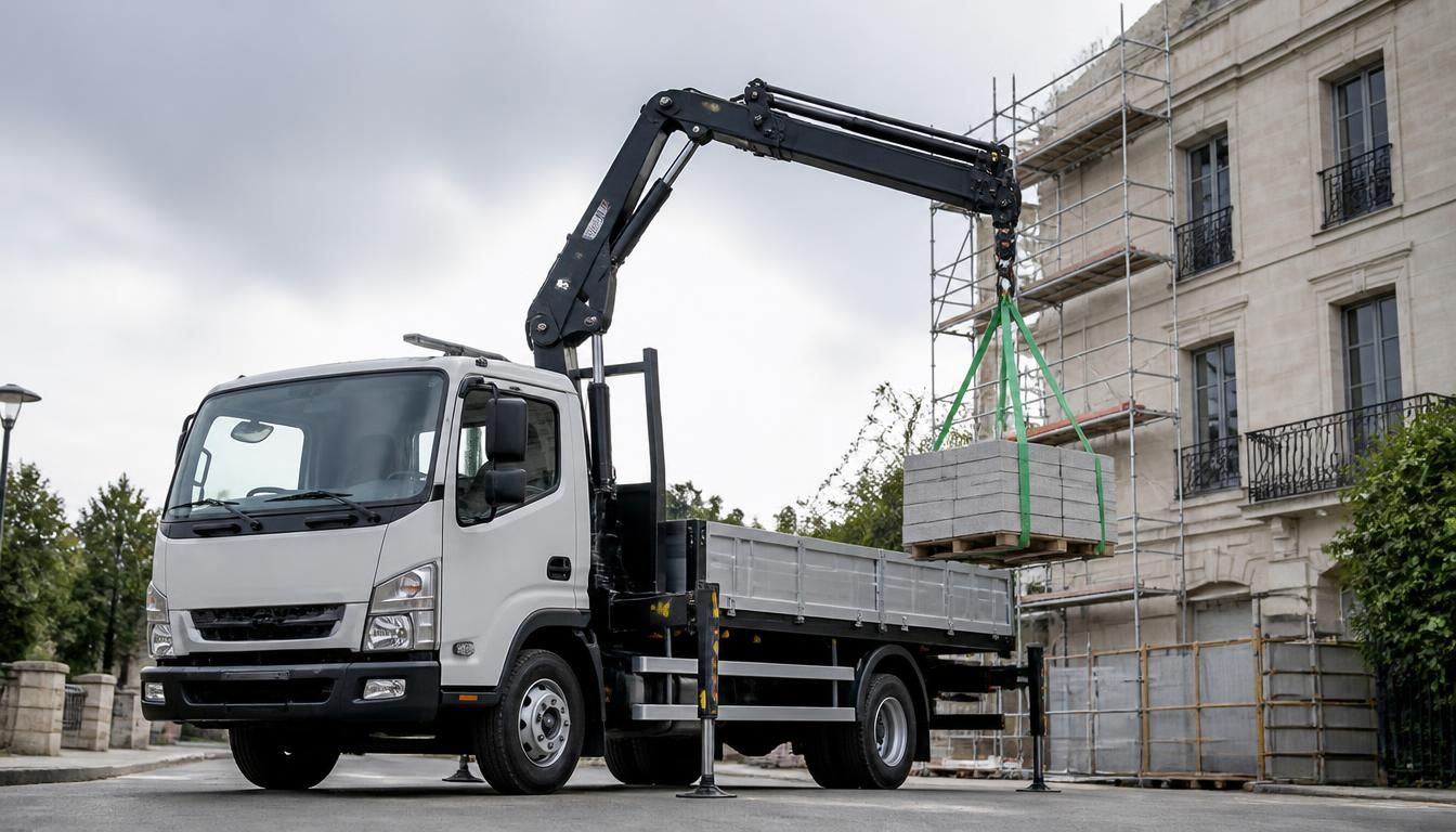Camion grue de 3 tonnes : usages, levage et choix